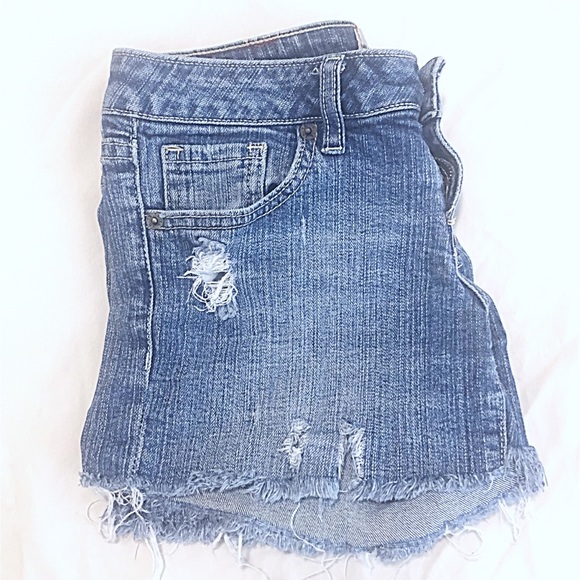 Juniors T FIVE T5 short denim ripped shorts so 3 - Picture 4 of 5